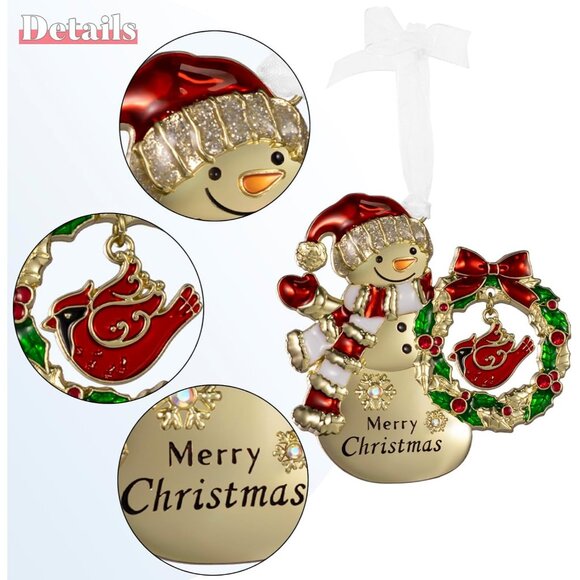 🆕Christmas Tree Ornaments Hanging Charm Decorative Pendant Car Holiday Keepsake - Picture 5 of 7